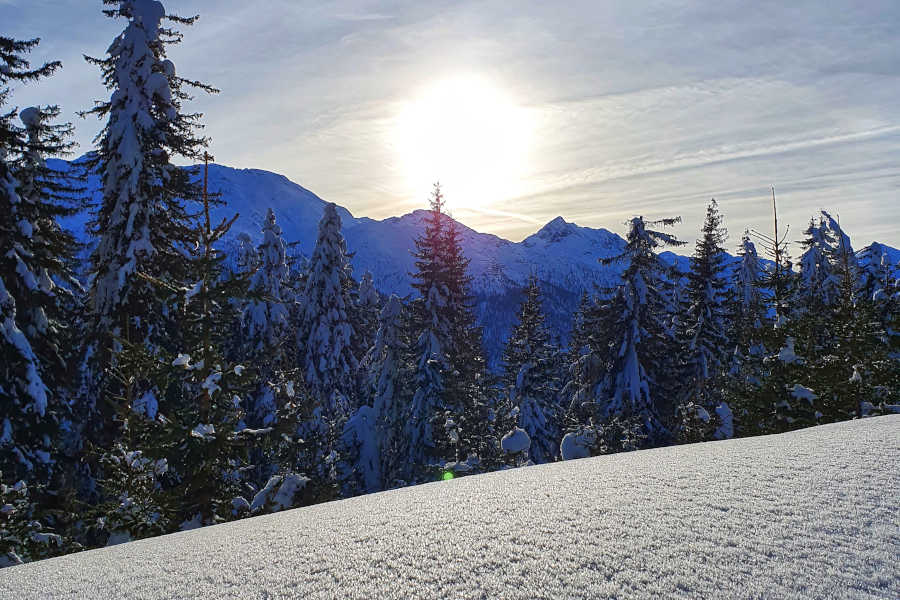 Reiseinspiration - Fröhliche Weihnachten 2020 Winterbild 2